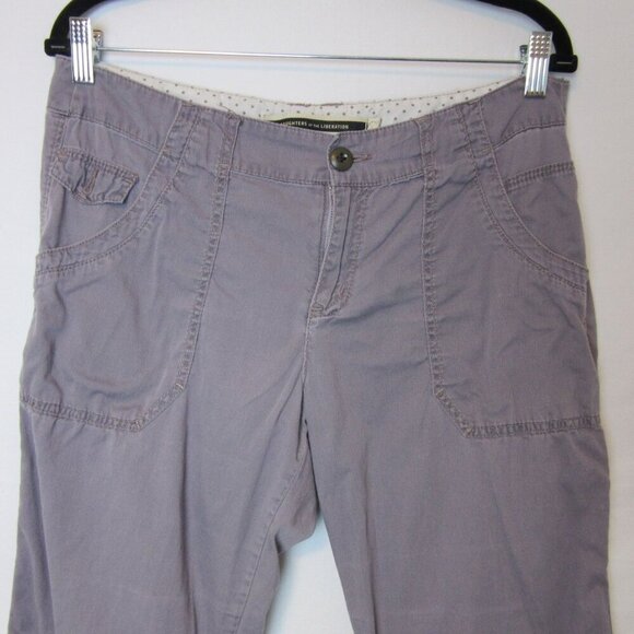 Anthropology Daughters of the Liberation Corduroy Straight Leg Pants Women's 10 - Picture 2 of 6